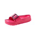 thumbnail image 2 of Women's Fashion Thick‑Sole Adjustable Buckle Strap Sandals, EVA Open‑Toe Slide Sandals For Summer Beach Pool Outdoor Casual Daily Wear Hot Pink, 2 of 4