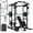 Green - WB00 Home Gym Package (230LB Black Plates ), variant on Mikolo Power Rack Cage, Weight Rack with Cable Crossover Machine,Multi-Function Squat Rack with Weight Bench, J Hooks,Dip Bars and Landmine for Home Gym (Red combo)