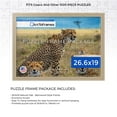 thumbnail image 2 of ArtToFrames 26.6x19 Inch - 68x48 CM Brown Puzzle Frame for 1000 piece Puzzles.1.25 Inch Custom MDF Puzzle Frames, Natural Oak - Comes with Economy Acrylic, 2 of 6