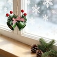 thumbnail image 4 of Christmas Decoration Bells, Hanging Decorative Bell with Hanging Loop, Bells for Christmas Trees, Ideal for Door, Wall, Window, Indoor Outdoor Decor and New Year Party Celebration,Green,4*7*14, 4 of 4