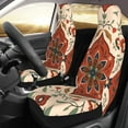 thumbnail image 3 of XMXT 2Pcs Car Seat Cover Decor Protector, Classic Persian Tattoos Bucket Auto Front Seats Covers Fits for Cars SUVs Trucks, Universal Fit, 3 of 9