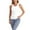 White, variant on Women's Solid Color Ribbed Sleeveless Tank Top, Round Neck Slim Fit Casual Vest, Fashionable and Stretchy Top for Layering Under Clothes or Solo Everyday Wear Brown XXL