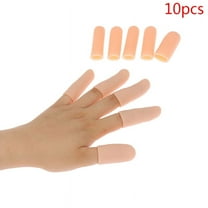 10pcs/set Silicone Gel Tube Hand Bandage Finger Protector Pain Relief Thumb Cap