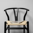 thumbnail image 4 of Mid Century Modern "W" Dining Side Chair (Black/Black), 4 of 10