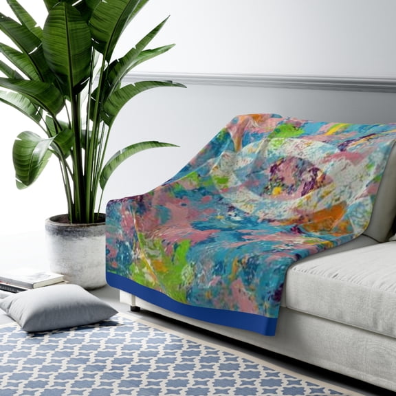 Icthus Sherpa Fleece Blanket