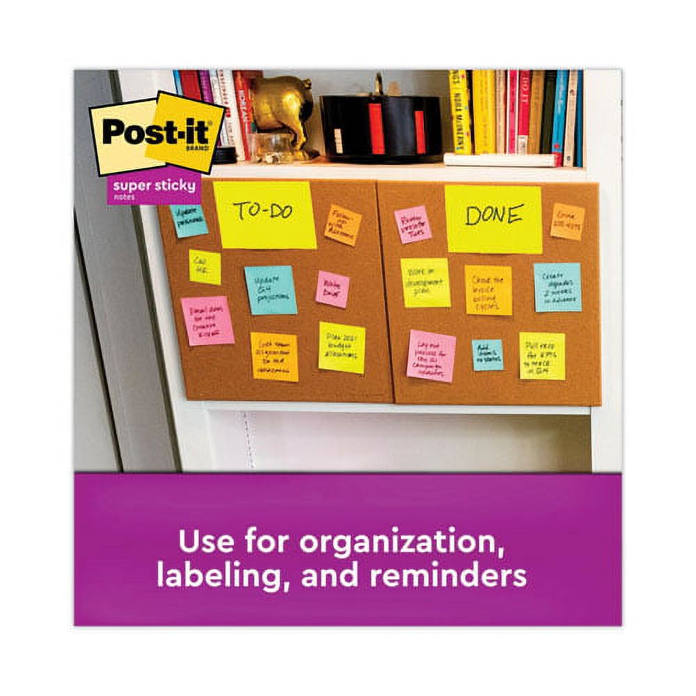 Meeting Notes in Energy Boost Collection Colors, 8" x 6", 45 Sheets/Pad, 4 Pads/Pack | Bundle of 10 Packs