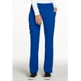 thumbnail image 4 of Elle Scrubs Pant for Women Mid Rise Straight Leg Pull-on EL130P, M Petite, Royal, 4 of 6