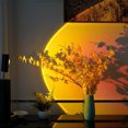 thumbnail image 3 of Hugtrwg USB Rainbow Sunset Proyector Atmósfera Nocturna Lámpara Pared (A), 3 of 9