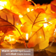 thumbnail image 3 of Decoraciones de Acción de Gracias para el hogar, guirnalda de hojas de arce con luces, funciona con pilas, resistente al agua, 3 of 6