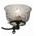 thumbnail image 3 of Meyda Tiffany - 173449 - One Light Semi-Flushmount - Revival - Craftsman Brown, 3 of 7