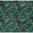 thumbnail image 4 of oneOone Organic Cotton Poplin Twill Fabric Leaves & Floral Block Printed Fabric 1 Yard 42 Inch Wide, 4 of 4