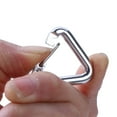 thumbnail image 4 of Heavy Locking Hook for Camping Fishing Hikings Travel Aluminum Alloys Carabiner Clip Triangular Climbing Buckle, 4 of 8