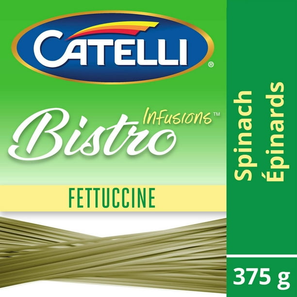 Pâtes Catelli Bistro Infusions Fettuccine aux épinards, 375 g
