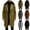 Army Green, variant on Trench Coat Men Big and Tall Double Breasted Long Overcoat with Fleece Collar Winter Warm Pea Coat Heavyweight Outerwear Windproof Jacket