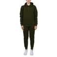thumbnail image 2 of Womens Loose Fit Fleece-Lined Pullover Hoodie & Jogger 2-Piece Set (S-2XL), 2 of 10