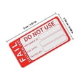 thumbnail image 2 of WHAMVOX 250 Stickers Office Supplies Red Paper Testing Sticker for Warehouse Staff Usage, 2 of 6