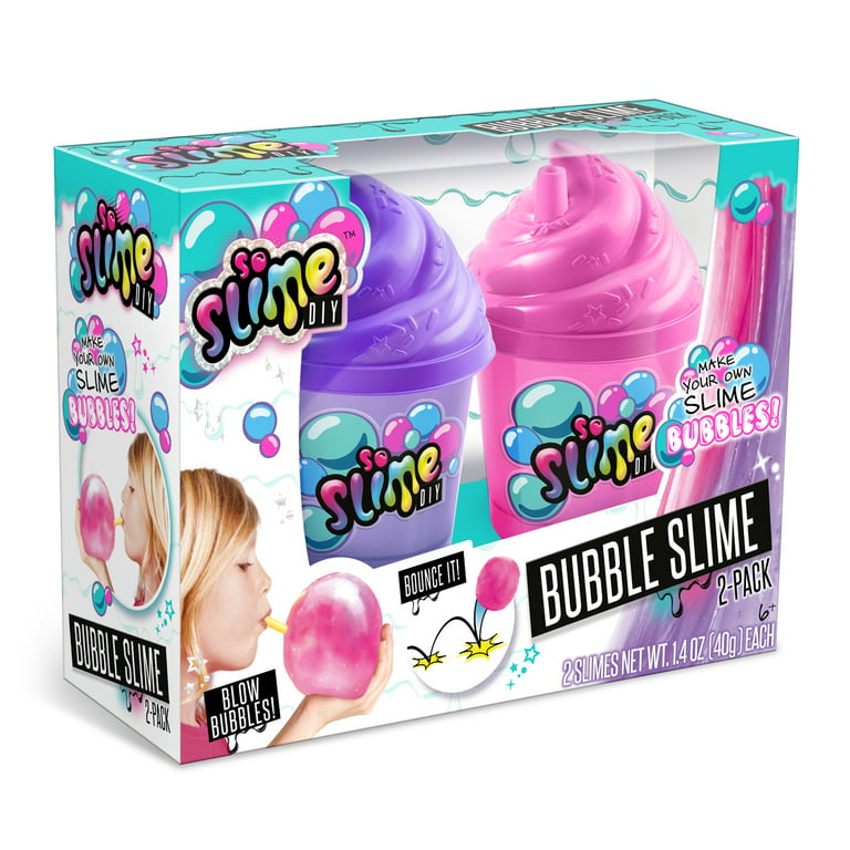 So Slime DIY - Bubble Slime 2 Pack - Blow Slime Bubbles! 