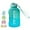 Bleu Clair, variante sur Bouteille d'Eau Motivante Grande Capacité avec Poignée pour le Camping en Plein Air, les Activités de Mise en Forme et les Besoins d'Hydratation Quotidiens