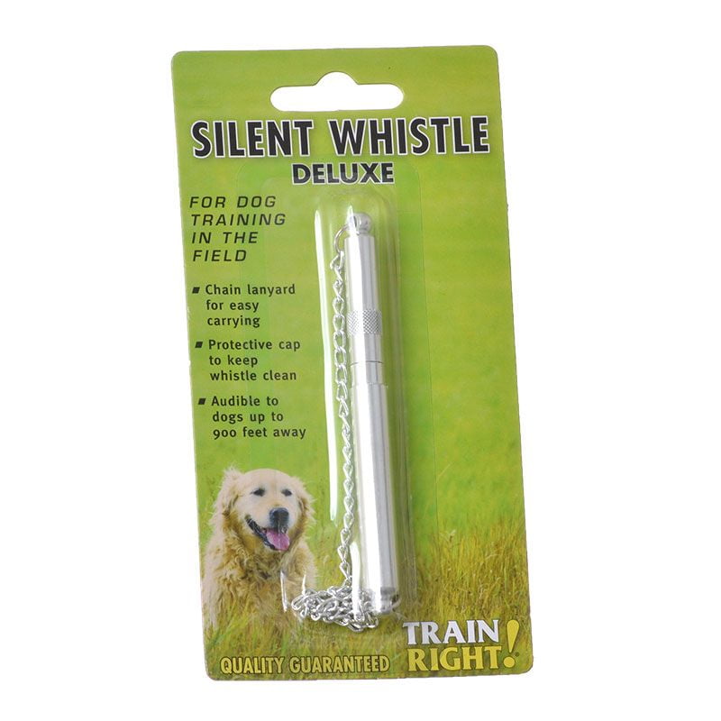 Sonic Sound Dog Training Ultra Whistle Obedience Whistle for Pet Silver