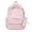 Pink Polka Dot, variant on Polka Dot Backpack, Coquette Lace Backpack, Cute Nylon Daypack with Bow Accessories, Lightweight Shoulder Bag for Women