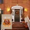 thumbnail image 3 of Thanksgiving Yard Flags for Backyard Farmhouse - Happy Thanskgiving Cute Pumpkins Double Side Garden Flag for Outdoor Cartoon Autumn Leaves Turkey Washable Outdoor Garden Flags 28x40in, 3 of 6