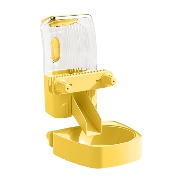 Automatic Pet Feeder For Cats Dogs Rabbits 65° Tilt Design Freshness Lock Knob Adjustable Indoor Pet Food Dispenser PET Material Easy To Use