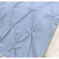 thumbnail image 2 of Bed Runner 1 Piece, 400 Thread Count, 100% Egyptian Cotton, Super Soft and Luxury, Pinch Pleated Design, Bed Runner For Bed - Light Blue Solid, Cal King Size., 2 of 5