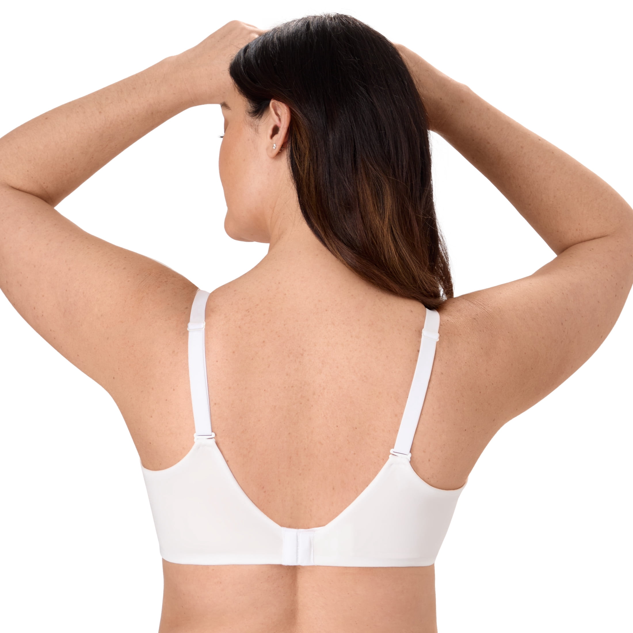 Bali Womens Bali Women’s Wireless Bra, Beautifully You Flawless Fit Bra for Women, Moisture-Wicking