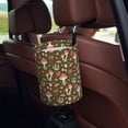 thumbnail image 5 of Honeii Mushrooms and Autumn Print Waterproof Car Trash Can,Waterproof Portable Collapsible Trash Can,Garbage Container fits Most Cars,SUVs,and Trucks, 5 of 7