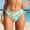 E-Panties, variant on Hotdog Reversible Bikini – Women’s Triangle Halter Top , Flip from White Hot Dog Print to Blue Starry Sky, Double-Sided Summer Swimsuit, XXS–XXL
