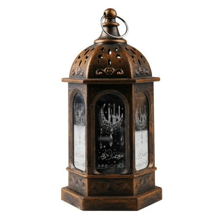 

Ramadan Lantern with Flickering LED Battery not Included Decorative Hanging Lantern Eid Decorative Lantern Indoor Candle Lantern Battery Lantern Indoor Use