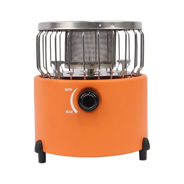 kurtrusly Mini Réchaud de camping, Réchaud portable Extérieur, Chauffage à Gaz Liquéfié, Chauffage Extérieur Double Usage Domestique
