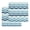 Blue Green, variant on Navy Blue Brown Ombre Moire Kitchen Dish Towels for Drying Dishes Set of 4, Water Ripple Stripe Farmhouse Waffle Weave Microfiber Hand Tea Bathroom Towels Quick Dry & Absorbent Towel 12x12