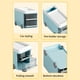 thumbnail image 5 of Caja de almacenamiento de escritorio con cajón | Organizador de plástico para oficina, baño y tocador | Organizador de cosméticos y artículos del hogar | Cajón apilable para estudiantes y niños |, 5 of 8