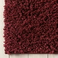 thumbnail image 2 of Well Woven Elle Basics | Emerson Shag Deep Red | Textured 2x7 (2'3" x 7'3") Runner Rug, 2 of 8