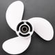 thumbnail image 4 of Boat Propeller 6G1-45943-00-El 8 1/2 X 7 1/2 For Yamaha Outboard Engine 6-8Hp Aluminum Alloy 3 Blade, 4 of 5