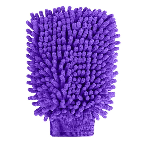 Fiudx Guantes de Lavado de Coche, Guante de Limpieza de Doble Cara, Herramienta de Tela Suave, Diseño Ergonómico para Mayor Comodidad, Uso Multifuncional para El Hogar y El Vehículo, Accesorio de Lim