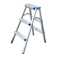 thumbnail image 4 of Escalera plegable de tijera para cocina, antideslizante, multifuncional, para supermercados, garajes, jardines, coches, oficinas y salones de belleza. 3 pasos, 4 of 8