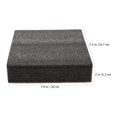 thumbnail image 2 of Felting Needle Pad 2Pcs Wool Felt Work Mat for Handmade Crafts Artists Black Color Rectangular, 2 of 8