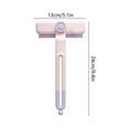 thumbnail image 4 of JASKFLY Rotating Cleaning Brush - Multi-functional Scraper Tool with Long Handle for Household Tile and Glass Surfaces, 9.4x5.1x2.4 in, (Pink), 4 of 8