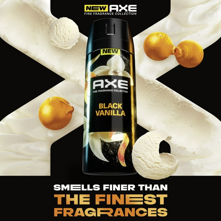 Axe Fine Fragrance Men's Deodorant Body Spray Black Vanilla oz - Main Image