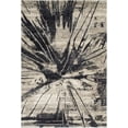 thumbnail image 2 of Handcraft Rugs-Gray/Beige Splash Abstract Pattern Distressed- Modern Vintage Area Rug, 2 of 10