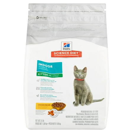 UPC: 0052742713106 | Hill s Science Diet Kitten Indoor Chicken Recipe Dry Cat Food  3.5 lb bag