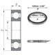 thumbnail image 4 of Ofertas Únicas 6820VV Rodamientos de Bolas de Surco Profundo 100x125x13mm P5 Doble Sello de Goma Rodamientos Lubricados 1 Pc Rueda de Coche Patinete Patineta Universal, 4 of 6