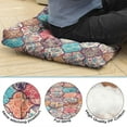 thumbnail image 6 of 22in Dutch Velvet Floor Pillow, Square Boho Meditation Cushion for Sitting, Relaxing, and Yoga Practice, 6 of 7