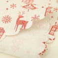 thumbnail image 4 of Bewildely Camino de de Navidad, manteles individuales cómodos resistentes al desgarro, mantel impreso decorativo, diseño de sala de estar, nuevo Kits de decoración para fiestas inglés rojo Bewildely HA068957-05, 4 of 6