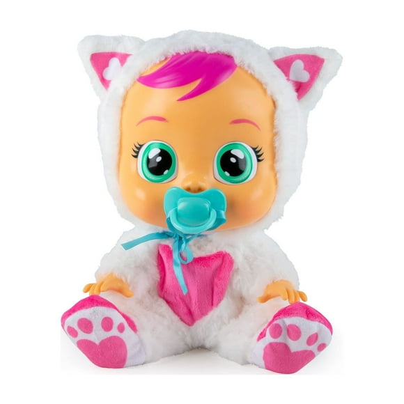 Cry Babies Daisy | Interactive Baby Doll Crying Real Tears with Pyjama - Toys & Lifelike Baby Doll for Kids +18 Months