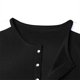 thumbnail image 5 of Camisetas Casuales de los Hombres Coloridos Cuello Redondo Manga Corta, 4 Botones Placa Músculo Camiseta para el Uso Diario, de Negocios, Fiesta Y Hogar, 5 of 8