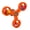 Orange, variant on Fun Rotating Windmill Toy Safe Plastic Rotating Wheel Toy For Parakeets