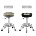 thumbnail image 3 of Skeletons Love Flowers Round Bar Stool Seat Covers, Elastic Round Chair Cover Stool Seat Slipcover Bar Stool Cushions Round Pad for 12-14 inch, 3 of 5